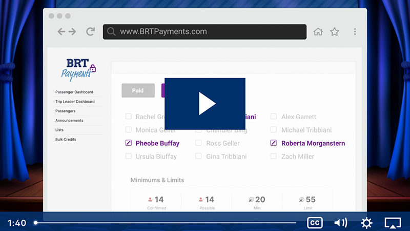 Performance travel video - BRT Makes Payments Easy